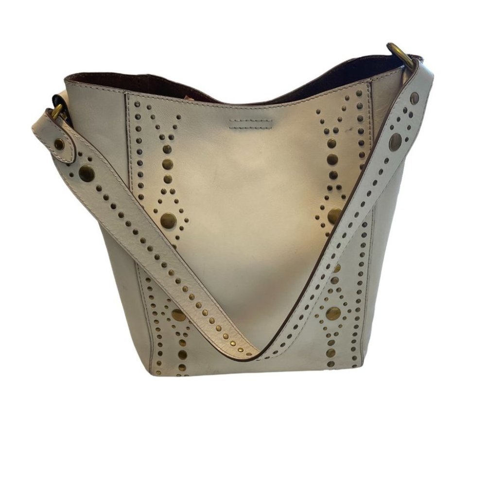 Frye Harness Studded leather Hobo handbag